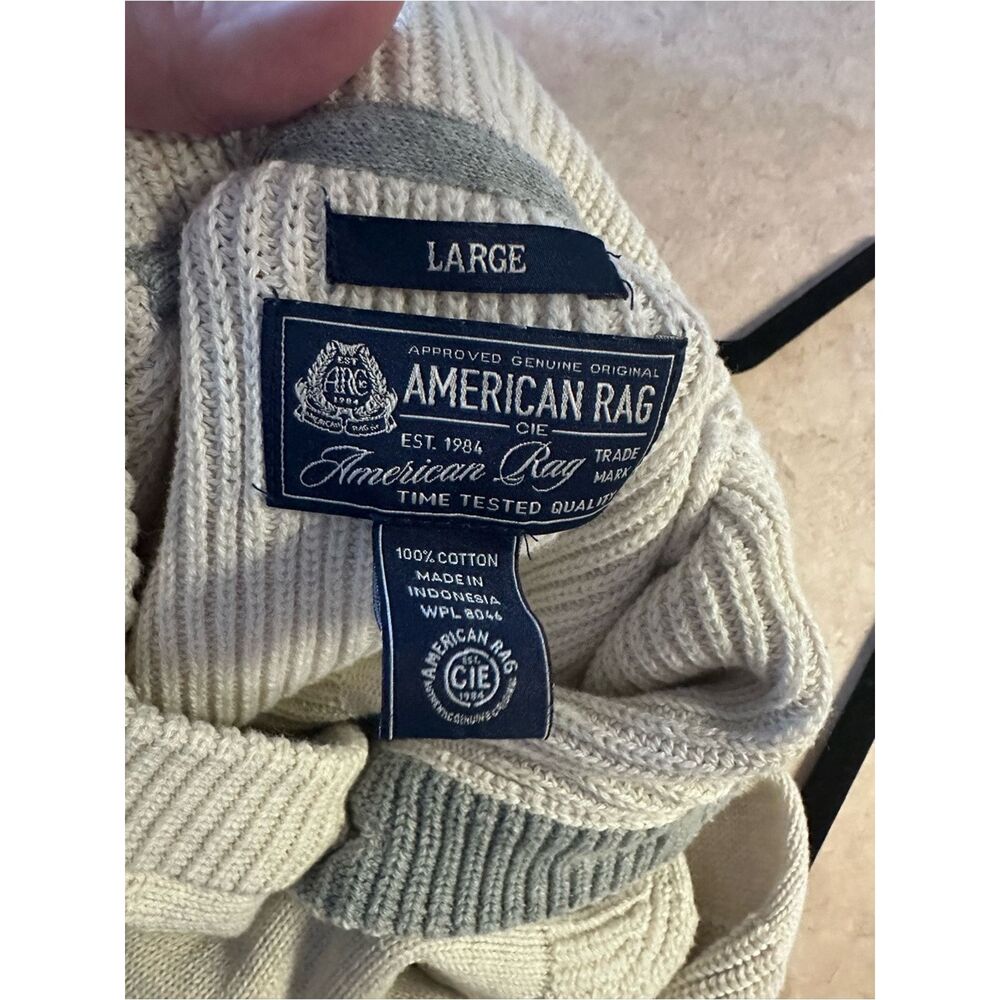 American Rag y2k Sweater sz Large 100% Cotton - Picture 5 of 5